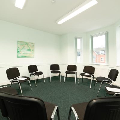 Counselling room at Providence Projects rehab